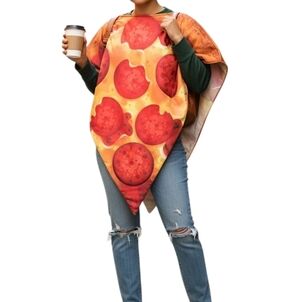 Amscan Unisex Pepperoni Pizza Halloween Cosplay Party Costume OS